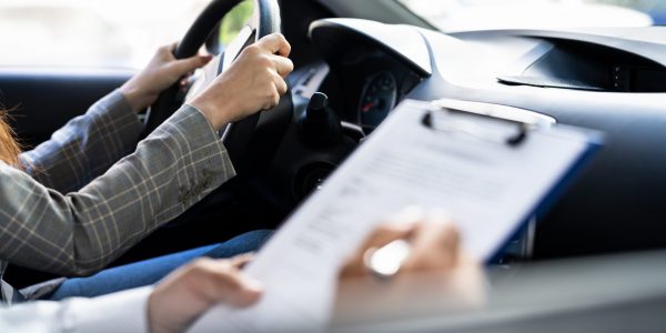 Driving License Lesson Or Test With Instructor